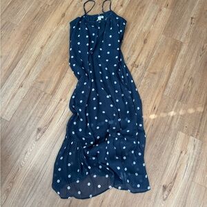 Old Navy Polka Dot Sleeveless Maxi Dress